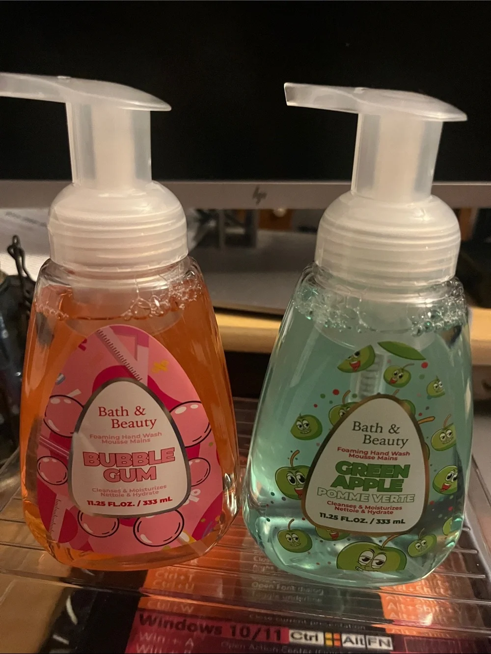Kids Foaming Hand Wash — Bubble Gum (Pink) & Green Apple (Green)